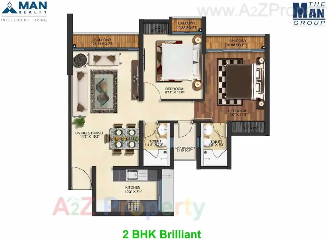 Image 17308 11 of real estate project One Park Avenue   Avenue located at Thane-m-corp, Thane, Maharashtra