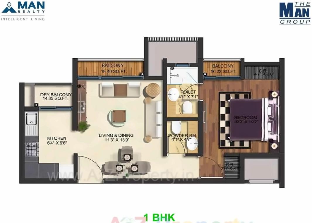 Image 17308 9 of real estate project One Park Avenue   Avenue located at Thane-m-corp, Thane, Maharashtra