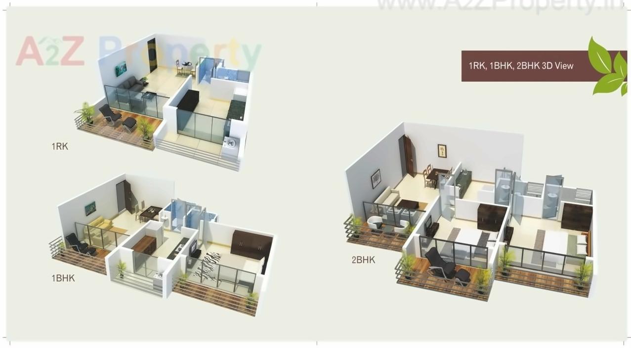 Layout of real estate project Orchid located at Kalambhe, Thane, Maharashtra