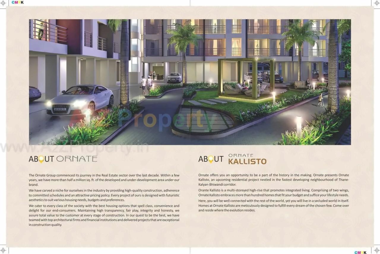 3D Elevation of real estate project Ornate Kallisto located at Bhiwandi-m-corp, Thane, Maharashtra