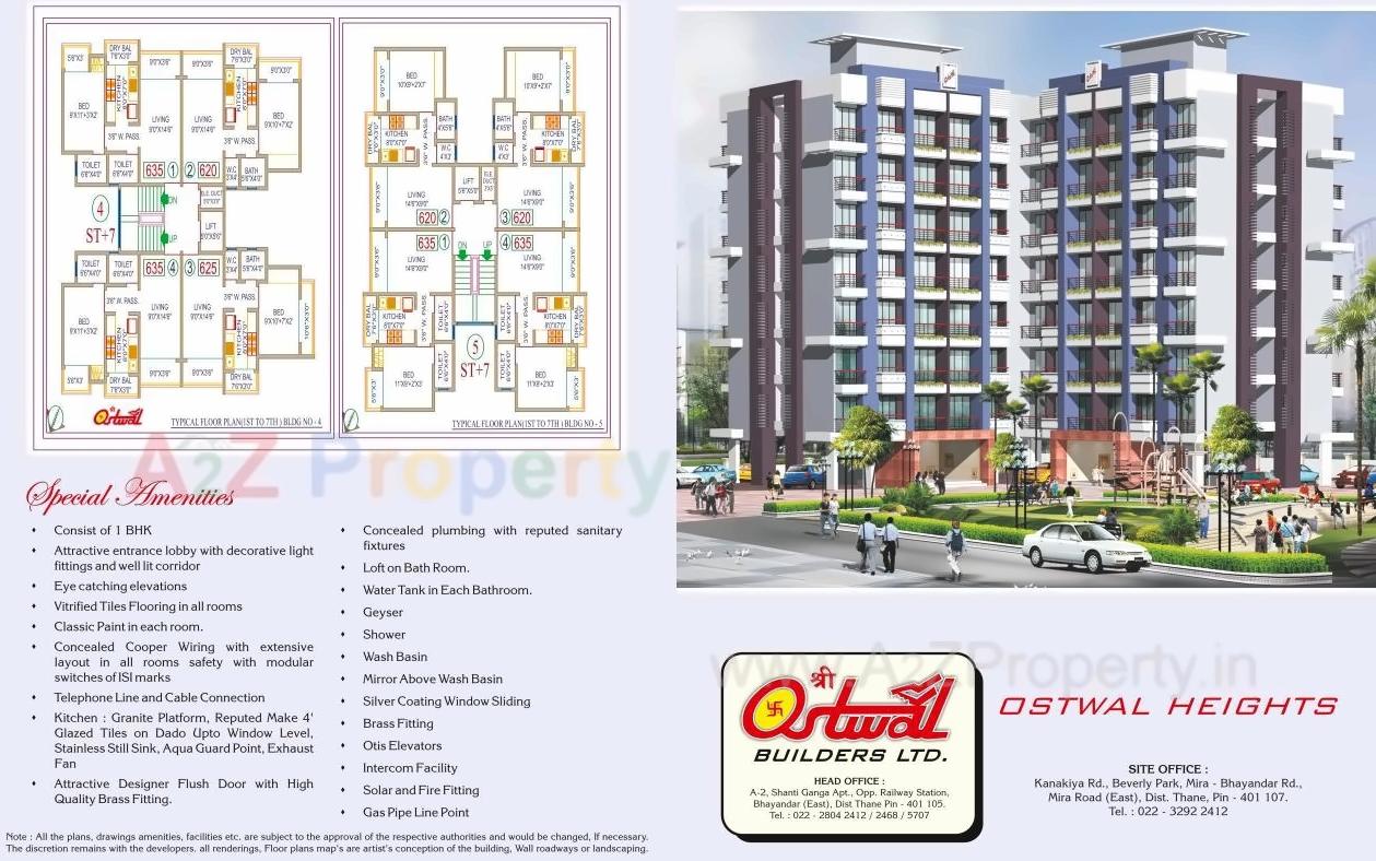  of real estate project Ostwal Height located at Mirabhayandar-m-corp, Thane, Maharashtra