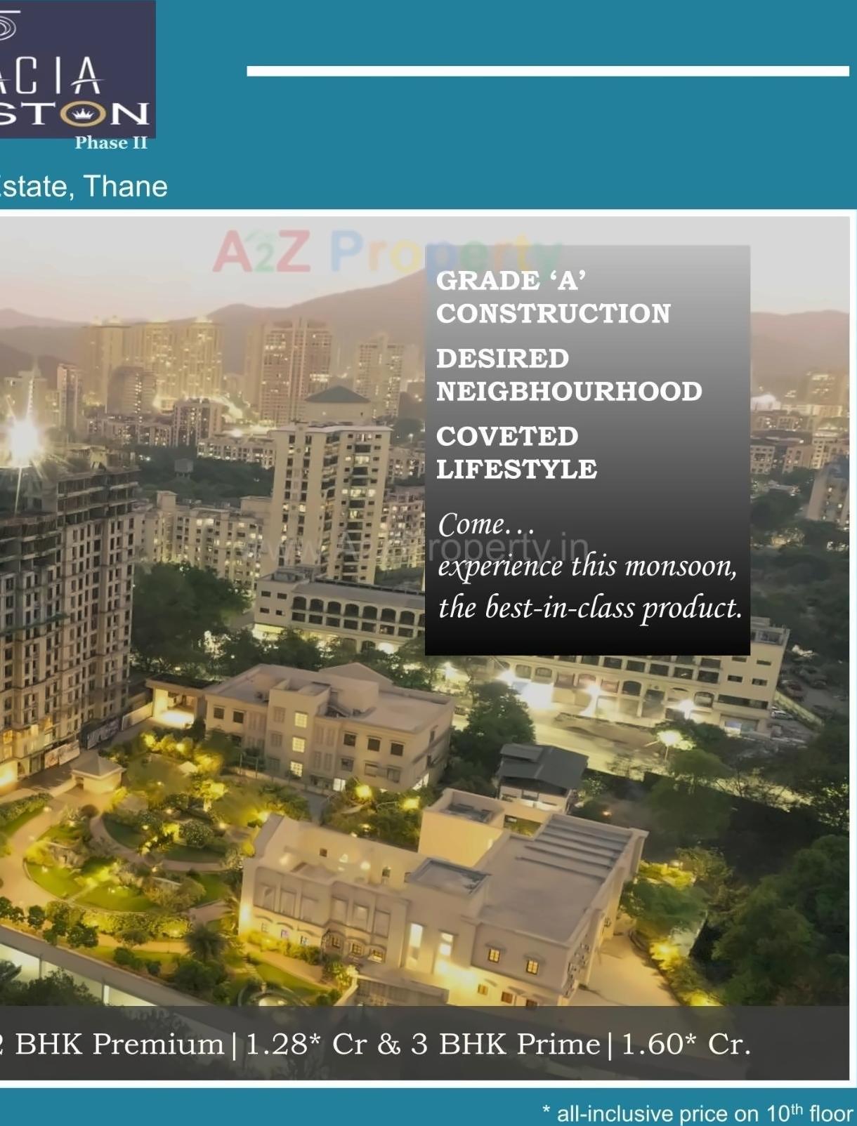 3D Elevation of real estate project Palacia located at Thane-m-corp, Thane, Maharashtra