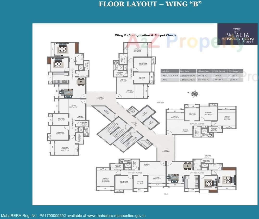 Layout of real estate project Palacia located at Thane-m-corp, Thane, Maharashtra