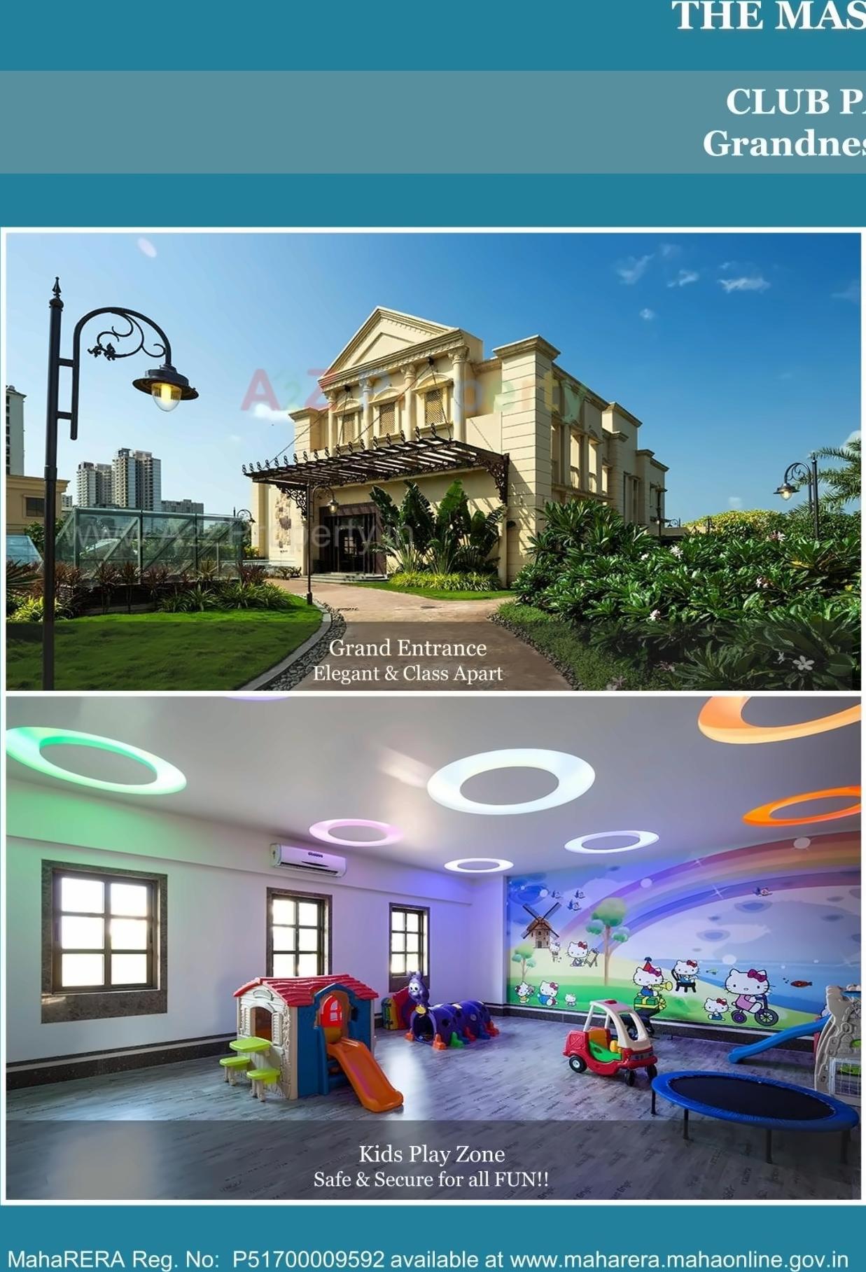 3D Elevation of real estate project Palacia located at Thane-m-corp, Thane, Maharashtra