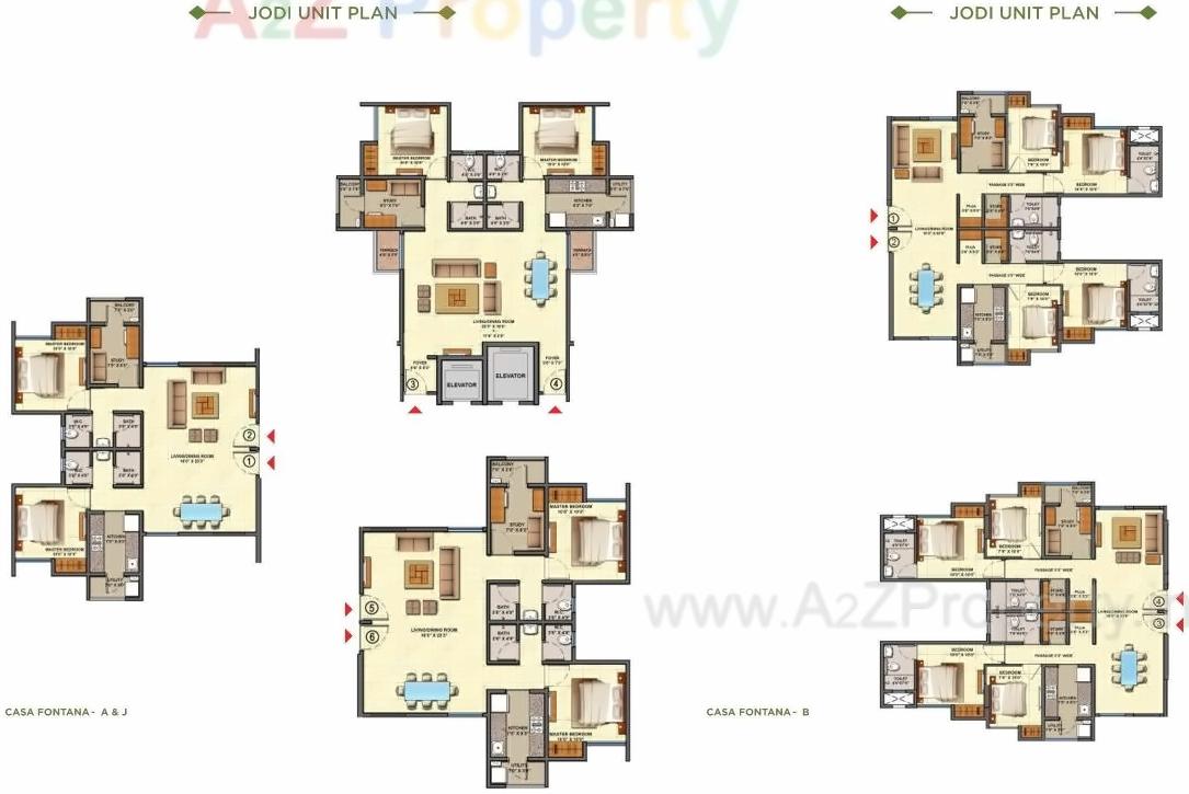 Layout of real estate project Palava Lakeside A To located at Khoni, Thane, Maharashtra