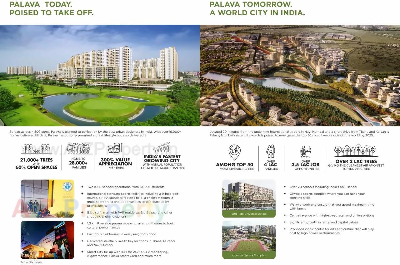  of real estate project Palava Lakeside A To located at Khoni, Thane, Maharashtra