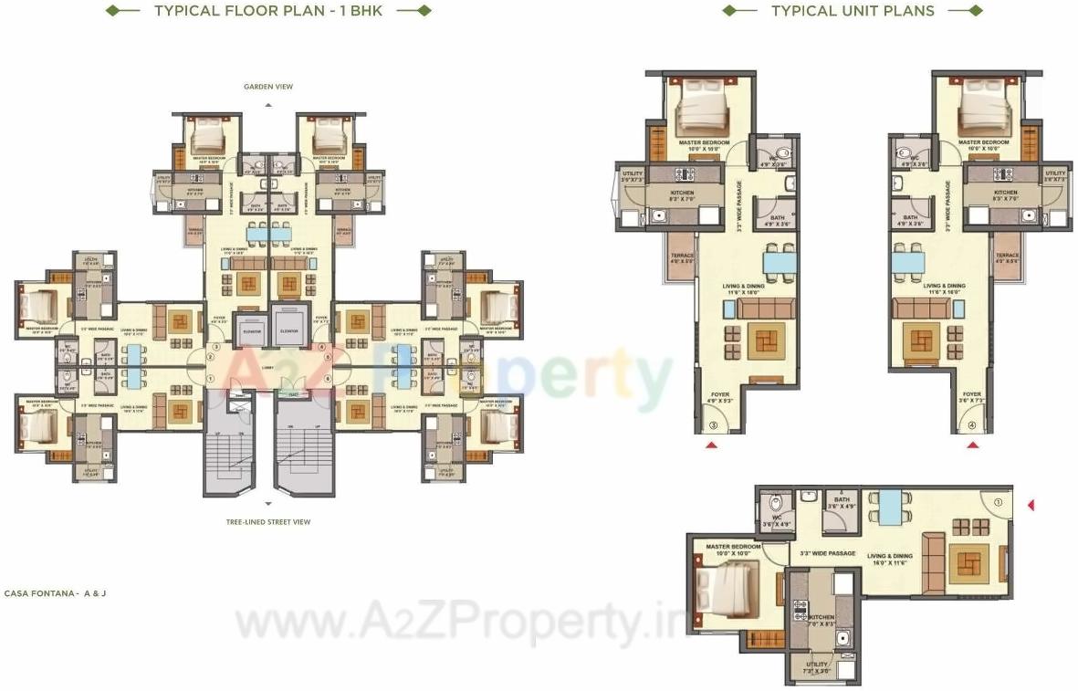 Layout of real estate project Palava Lakeside A To located at Khoni, Thane, Maharashtra