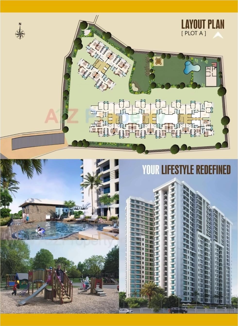 3D Elevation of real estate project Pinnacolo located at Mirabhayandar-m-corp, Thane, Maharashtra