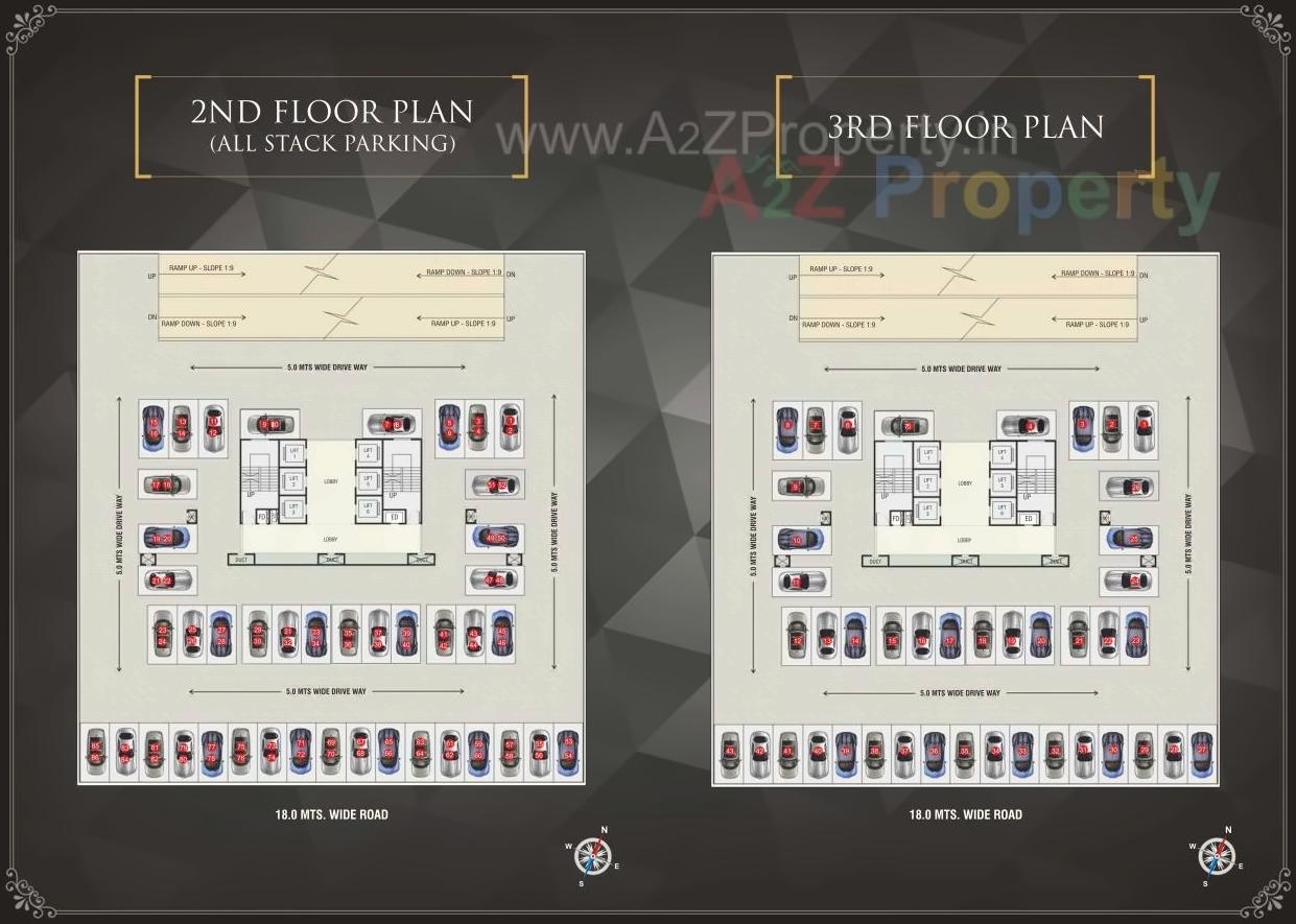 Layout of real estate project Plan S Business Park located at Navi-mumbai-m-corp, Thane, Maharashtra
