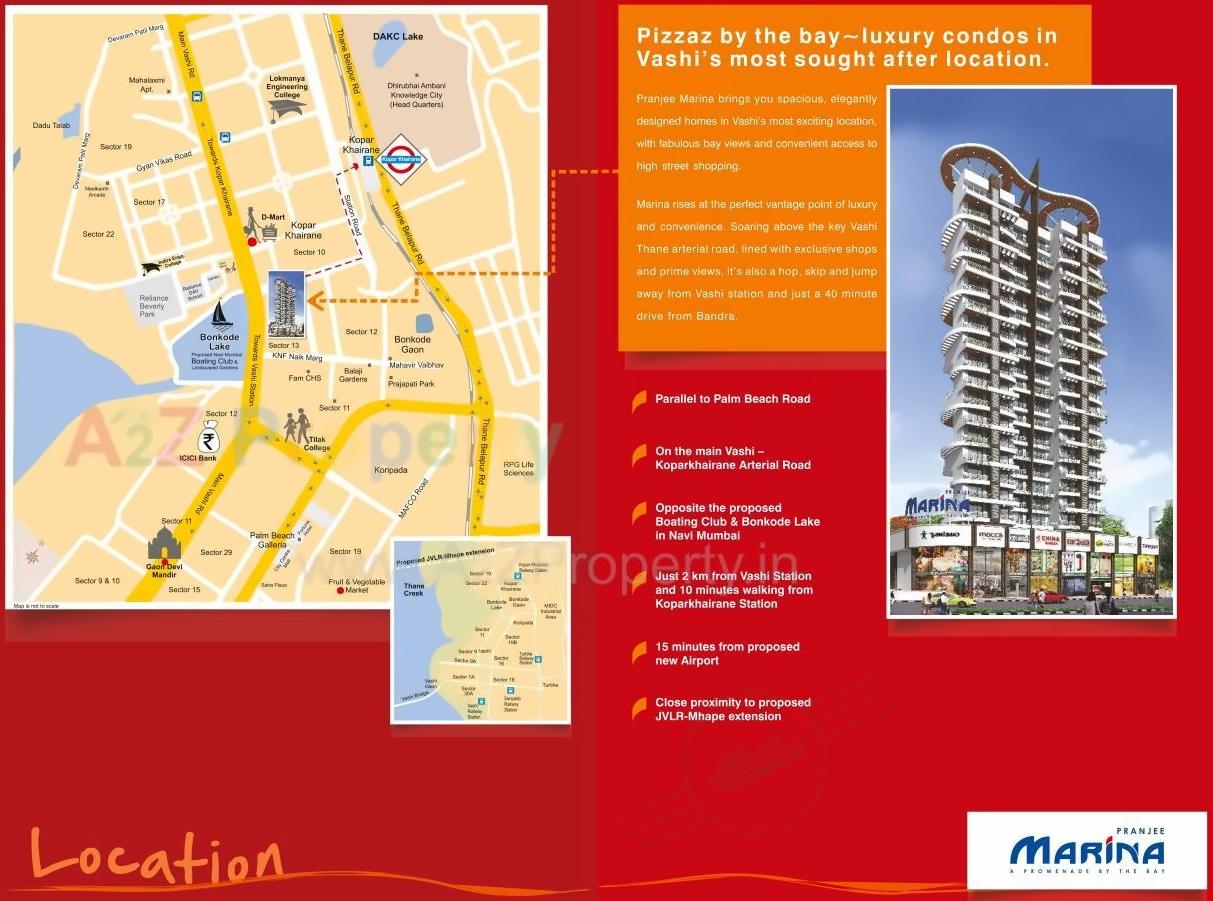  of real estate project Pranjee Marina located at Navi-mumbai-m-corp, Thane, Maharashtra