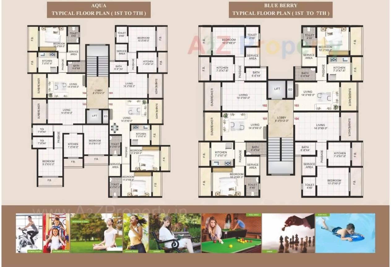 Layout of real estate project Precious Harmony located at Badlapur-m-cl, Thane, Maharashtra