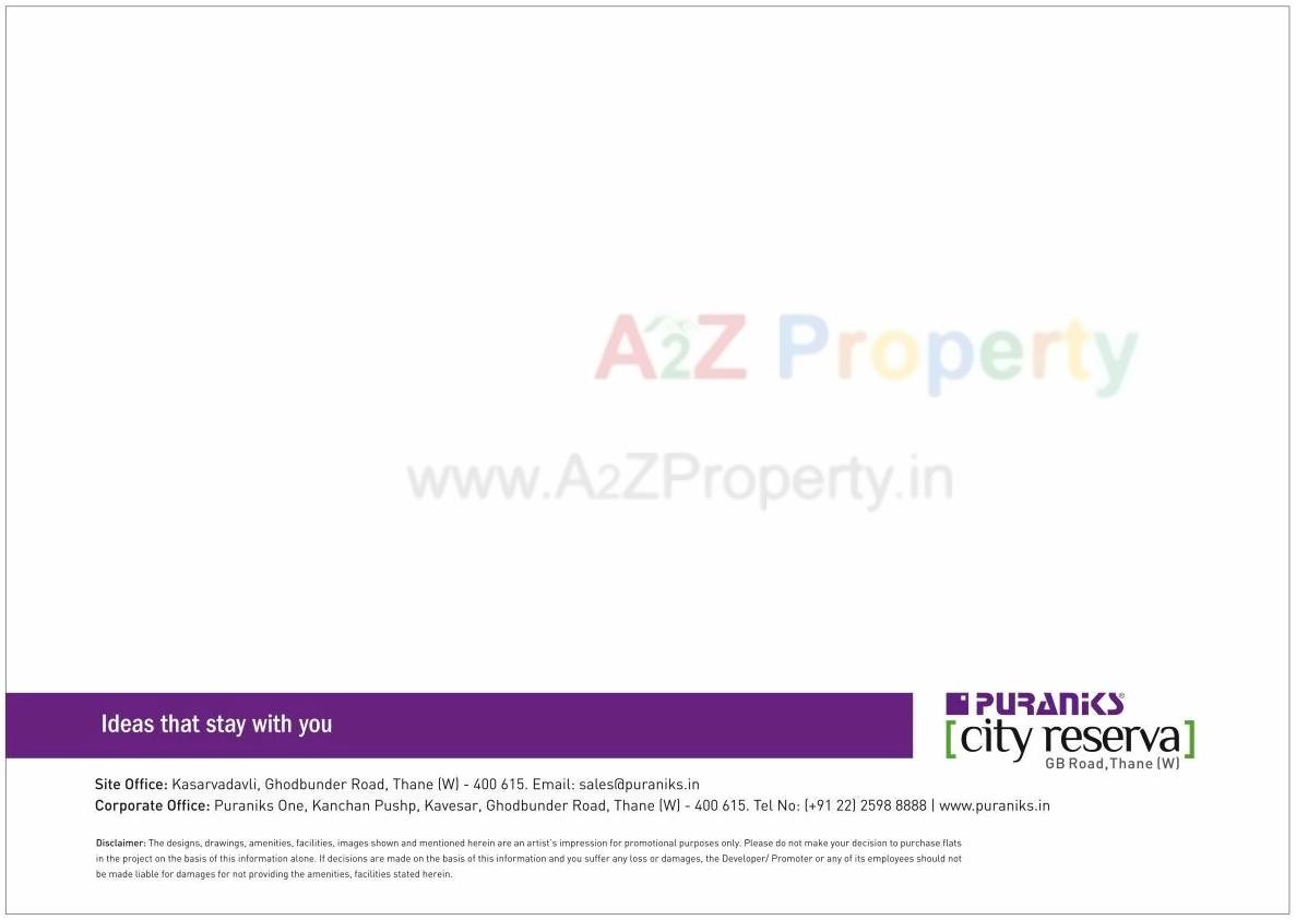  of real estate project Puranik City Reserva located at Thane-m-corp, Thane, Maharashtra