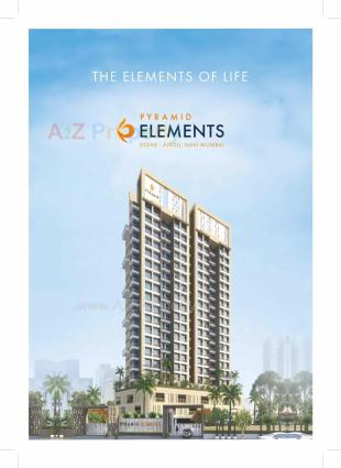 Elevation of real estate project Pyramid Elements located at Navi-mumbai-m-corp, Thane, Maharashtra