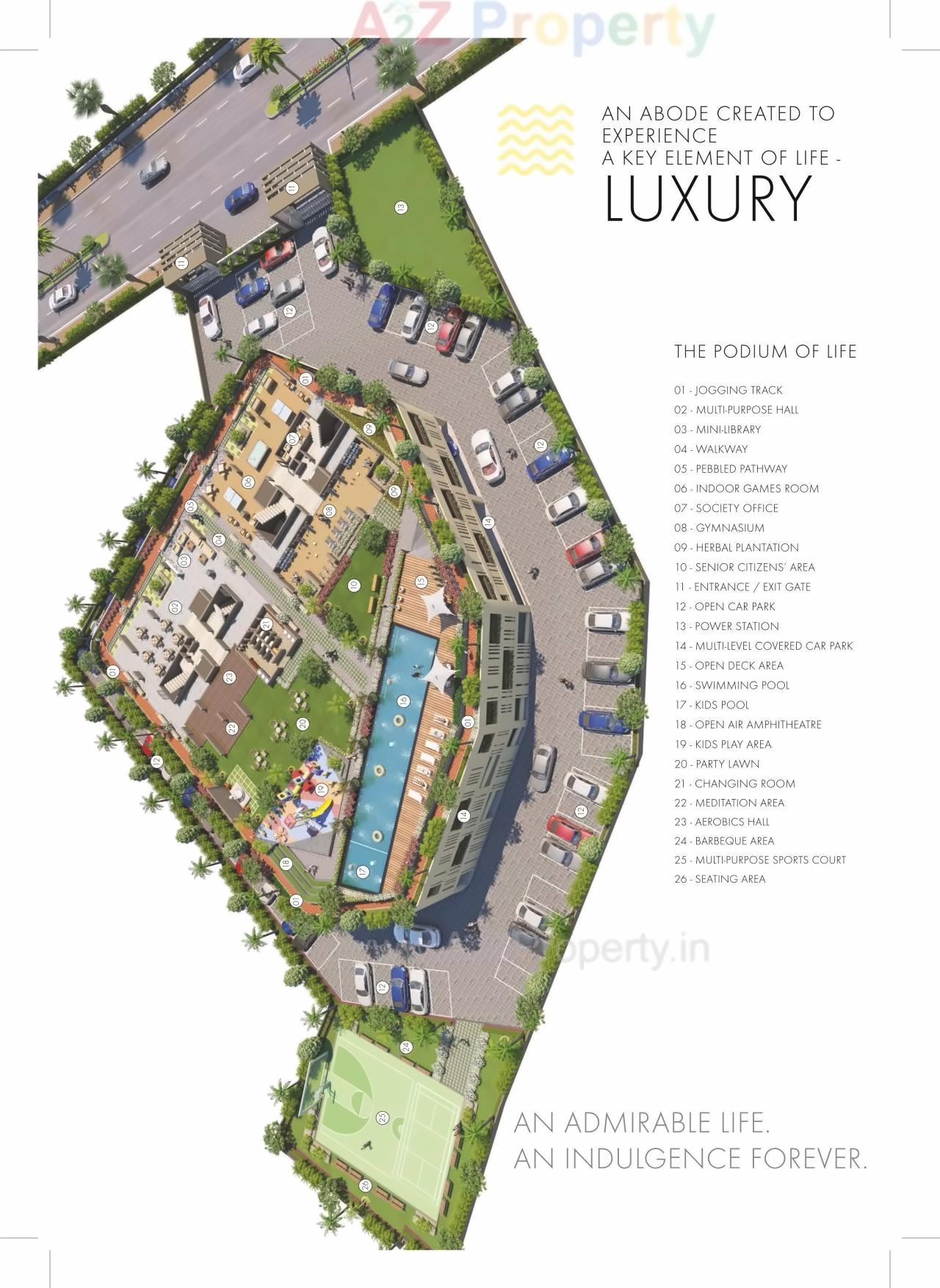 Layout of real estate project Pyramid Elements located at Navi-mumbai-m-corp, Thane, Maharashtra