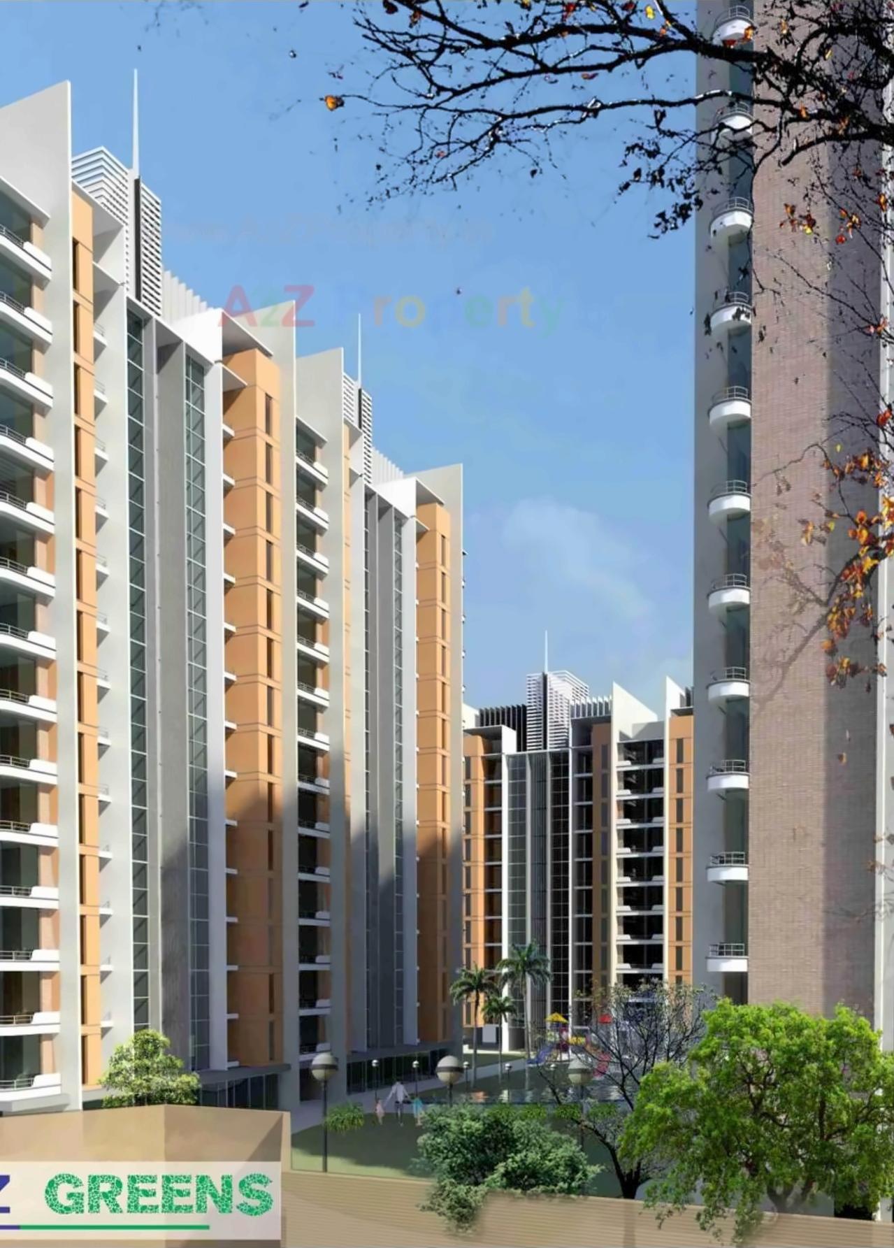 3D Elevation of real estate project Rassaz Greens located at Mirabhayandar-m-corp, Thane, Maharashtra