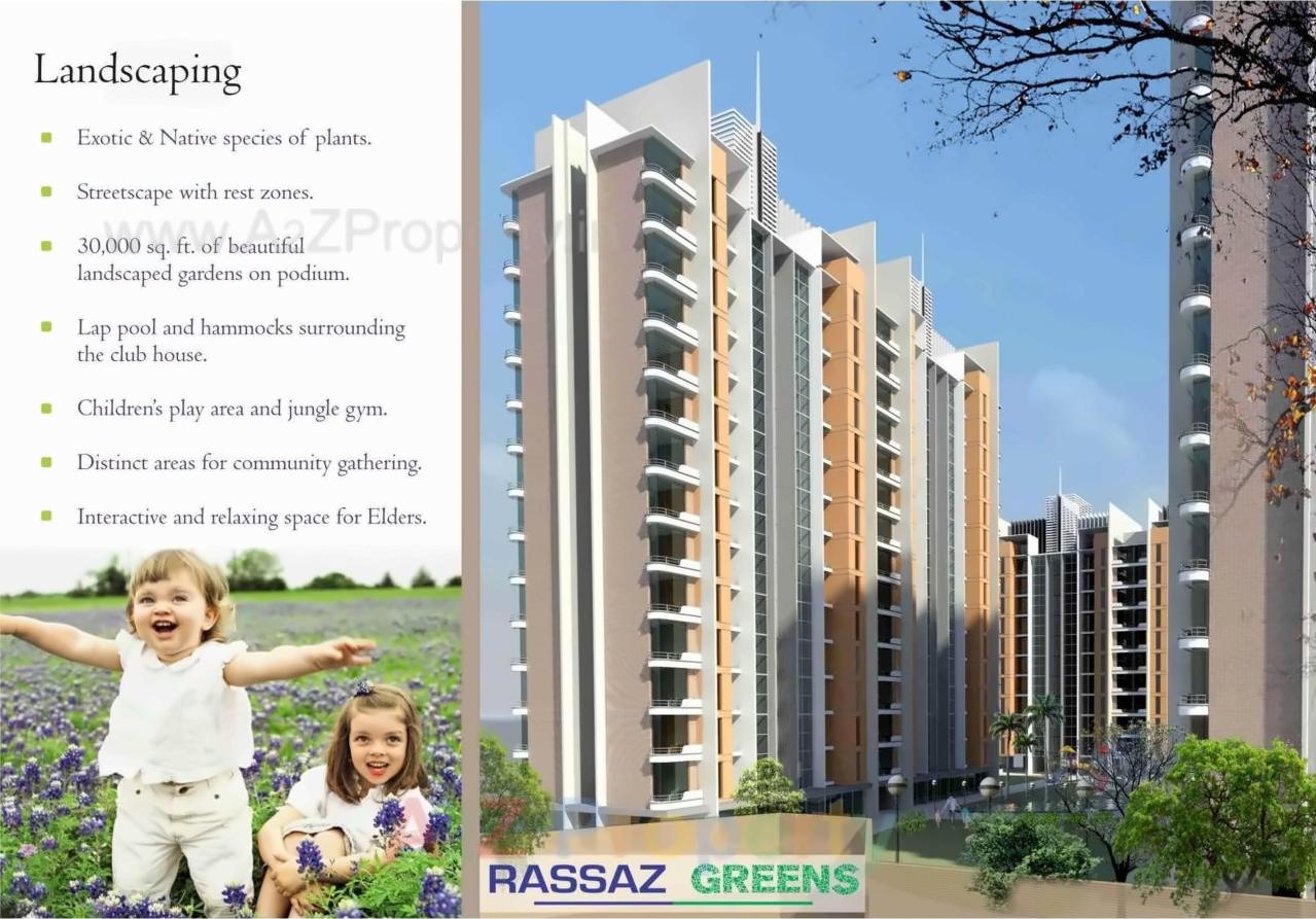 3D Elevation of real estate project Rassaz Greens located at Mirabhayandar-m-corp, Thane, Maharashtra