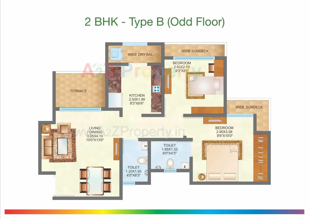 Image 16389 9 of real estate project Raunak City Sector Ii located at Adharwadi, Thane, Maharashtra
