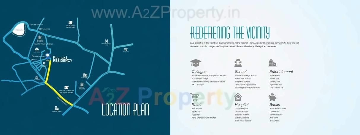  of real estate project Raunak Residency located at Thane-m-corp, Thane, Maharashtra