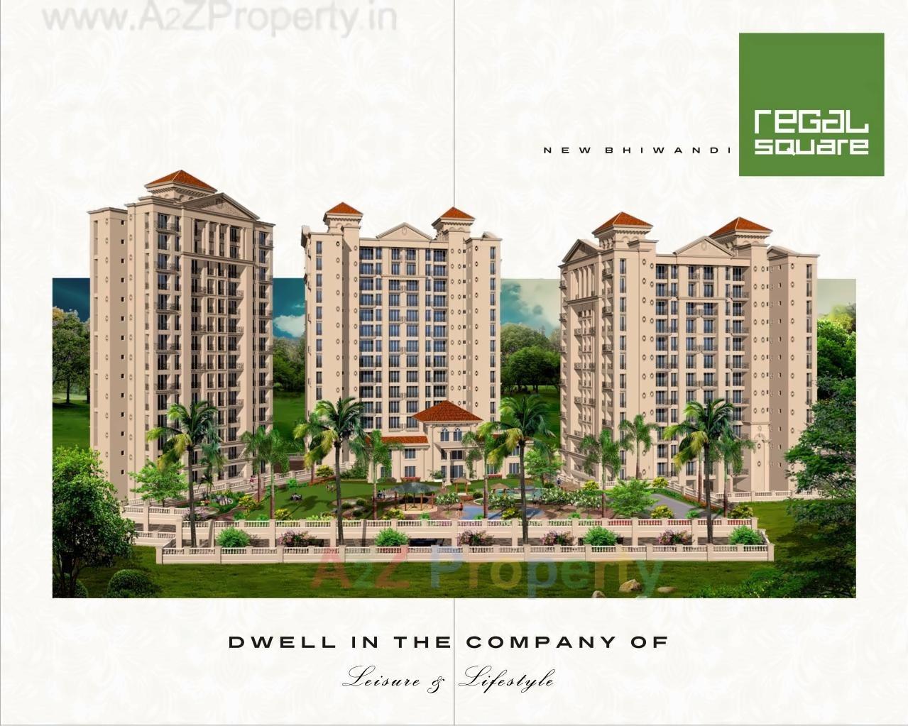3D Elevation of real estate project Regal Square  No located at Bhiwandi-m-corp, Thane, Maharashtra