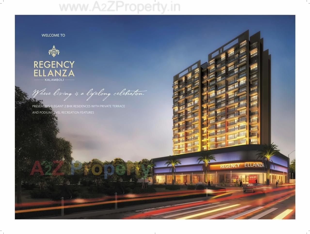 3D Elevation of real estate project Regency Ellanza located at Navi-mumbai-m-corp, Thane, Maharashtra