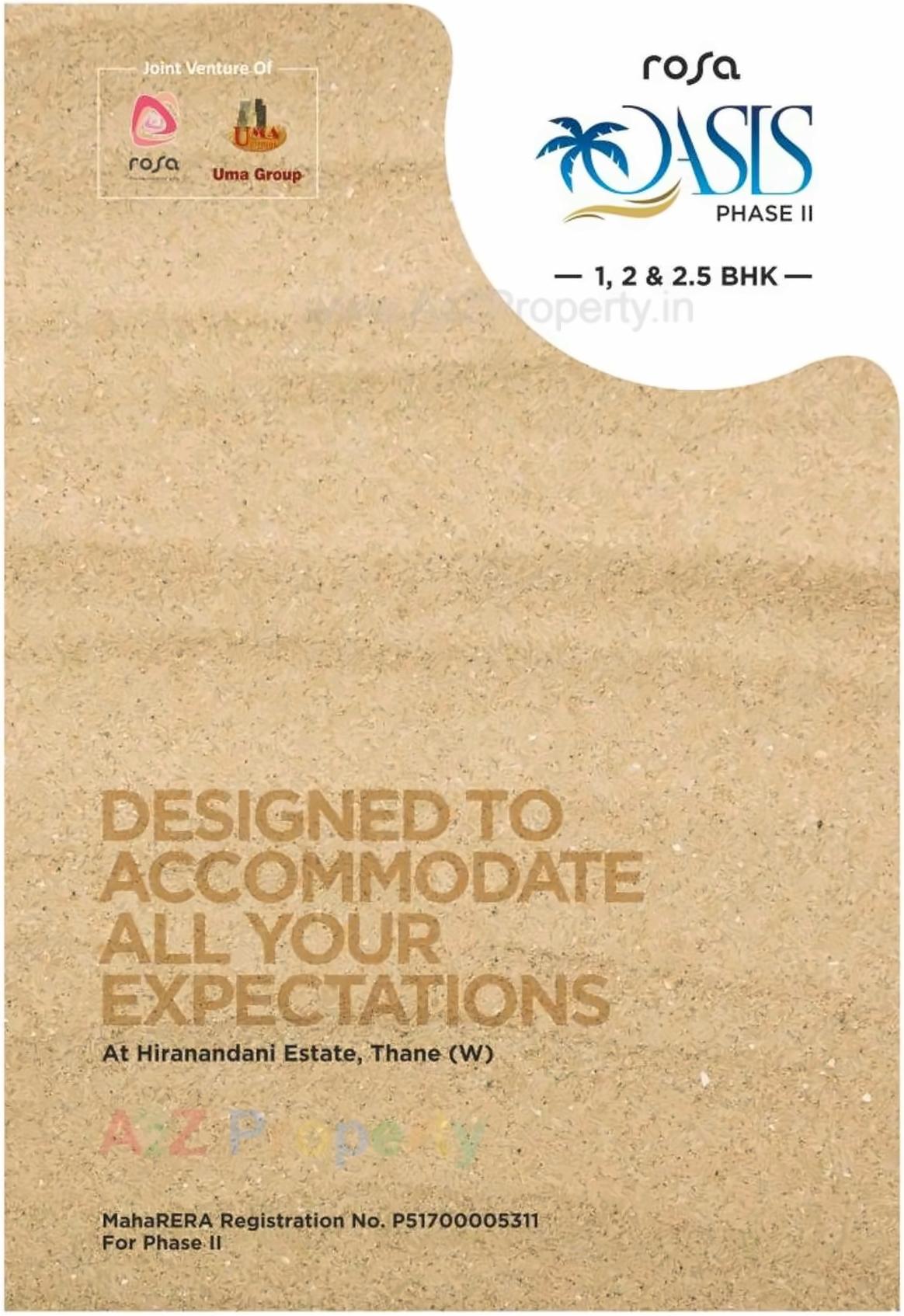  of real estate project Rosa Oasis located at Thane-m-corp, Thane, Maharashtra