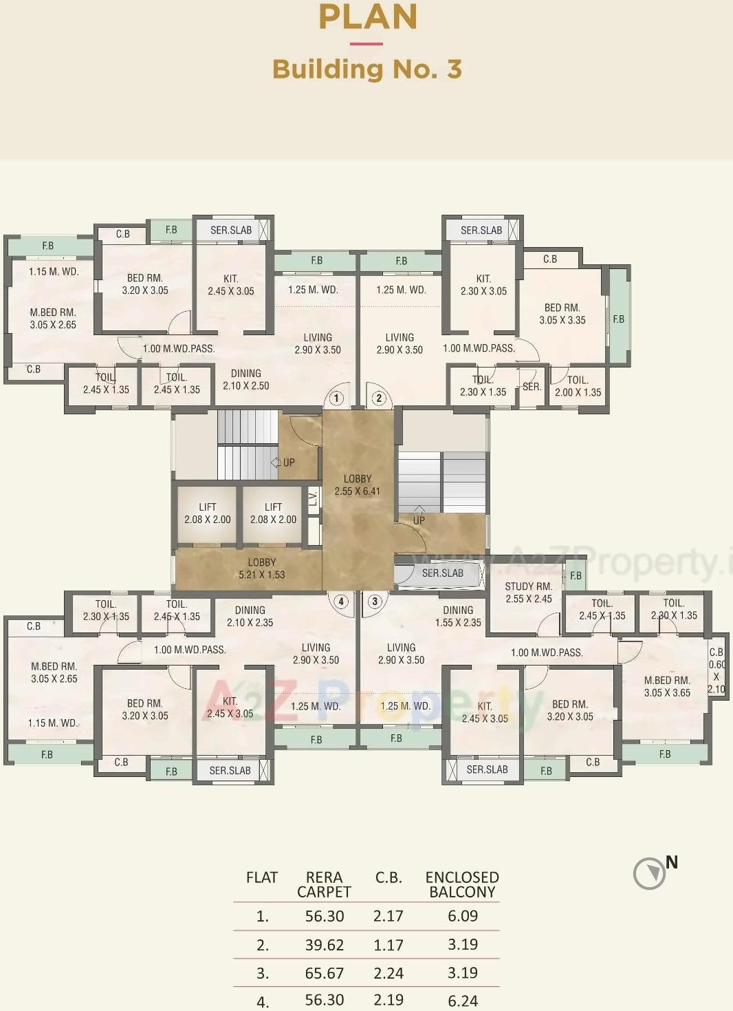 Layout of real estate project Rosa Oasis located at Thane-m-corp, Thane, Maharashtra