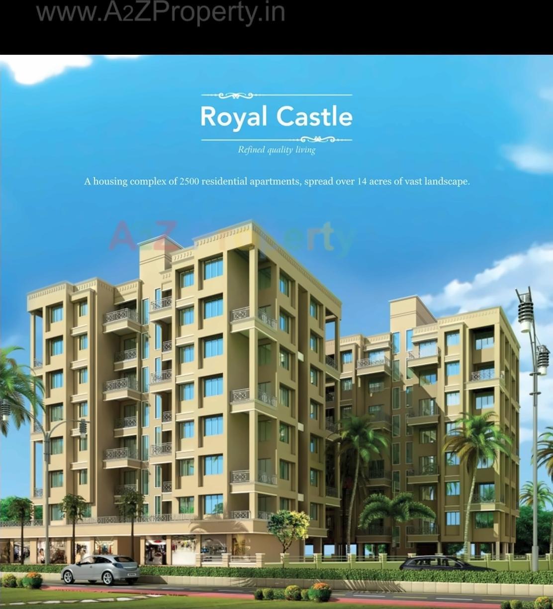 3D Elevation of real estate project Royal Castle located at Ambarnathm-cl, Thane, Maharashtra