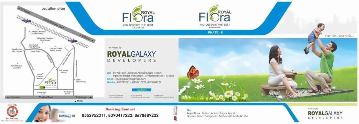  of real estate project Royal Flora located at Ambarnathm-cl, Thane, Maharashtra