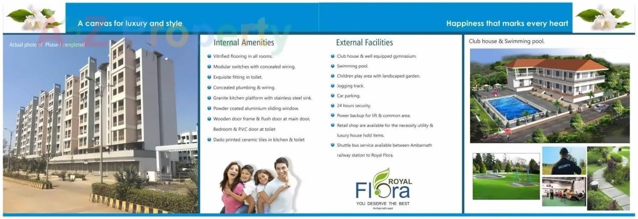  of real estate project Royal Flora located at Ambarnathm-cl, Thane, Maharashtra