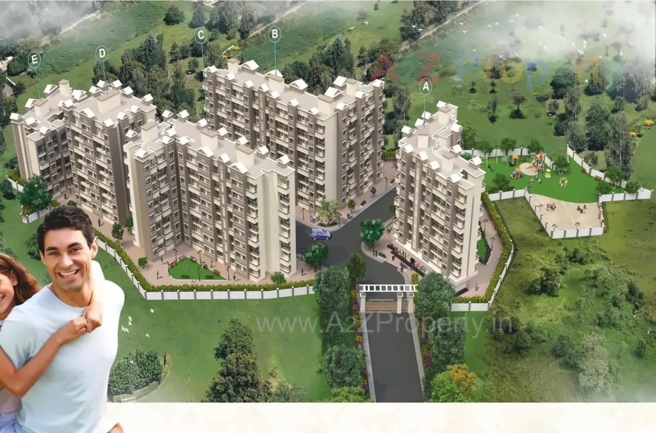 3D Elevation of real estate project Royale Shagun located at Valshet, Thane, Maharashtra