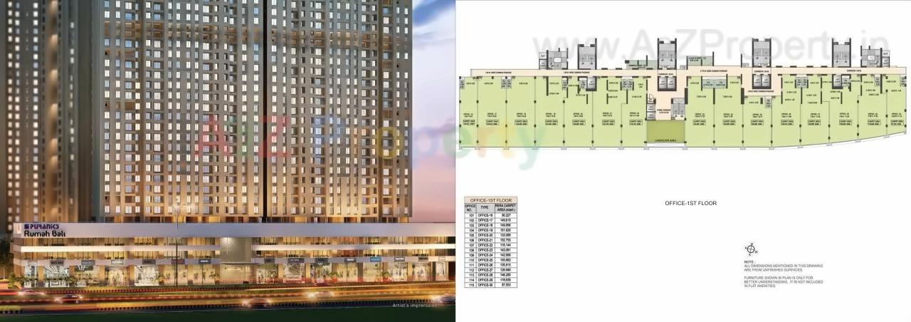 Layout of real estate project Rumah Bali located at Thane-m-corp, Thane, Maharashtra
