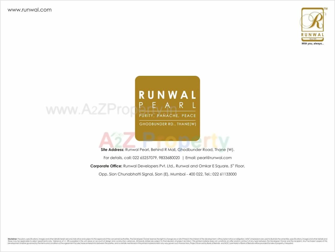  of real estate project Runwal Pearl located at Thane-m-corp, Thane, Maharashtra