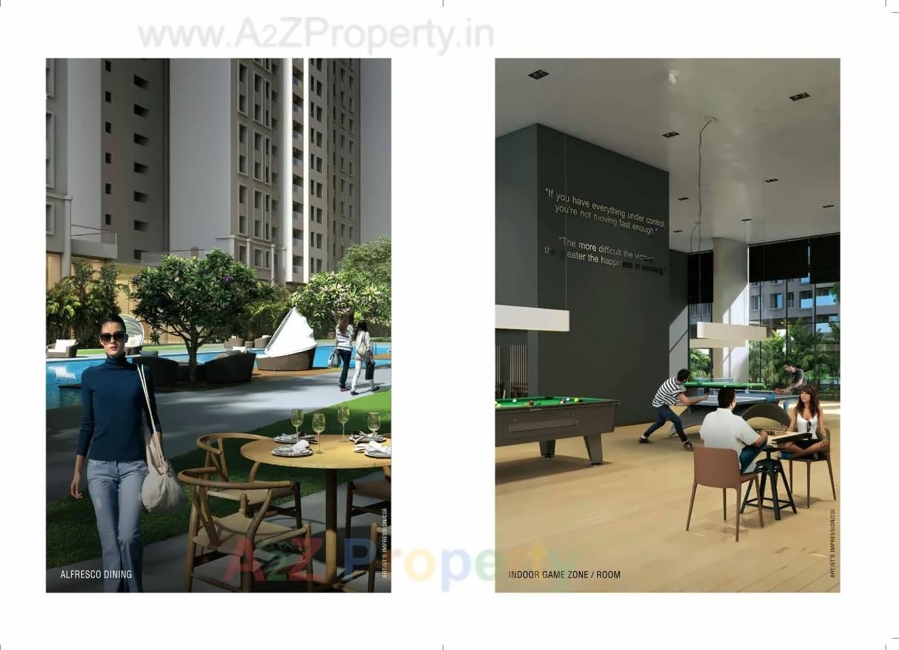 3D Elevation of real estate project Rustomjee Azziano Wing H  located at Thane-m-corp, Thane, Maharashtra