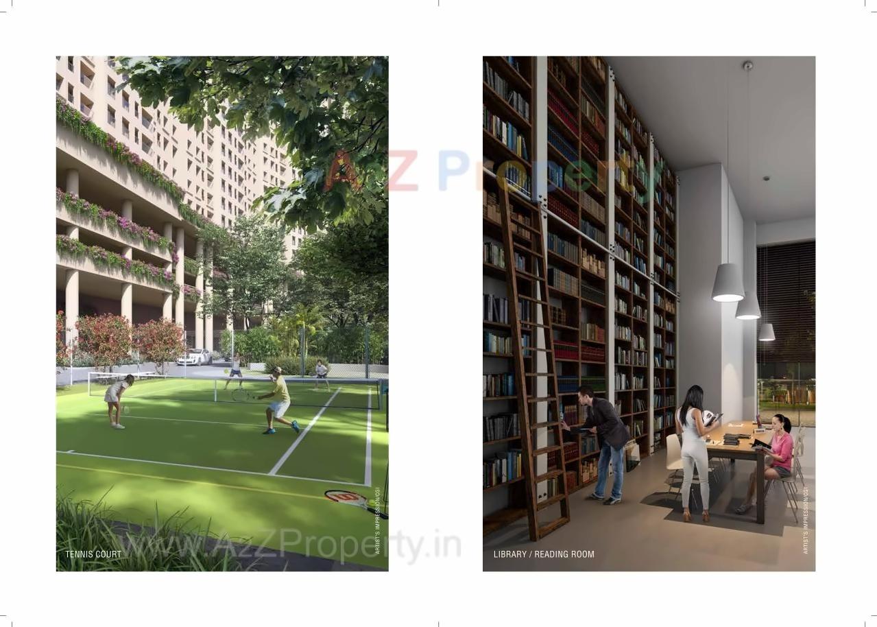 3D Elevation of real estate project Rustomjee Azziano Wing H  located at Thane-m-corp, Thane, Maharashtra