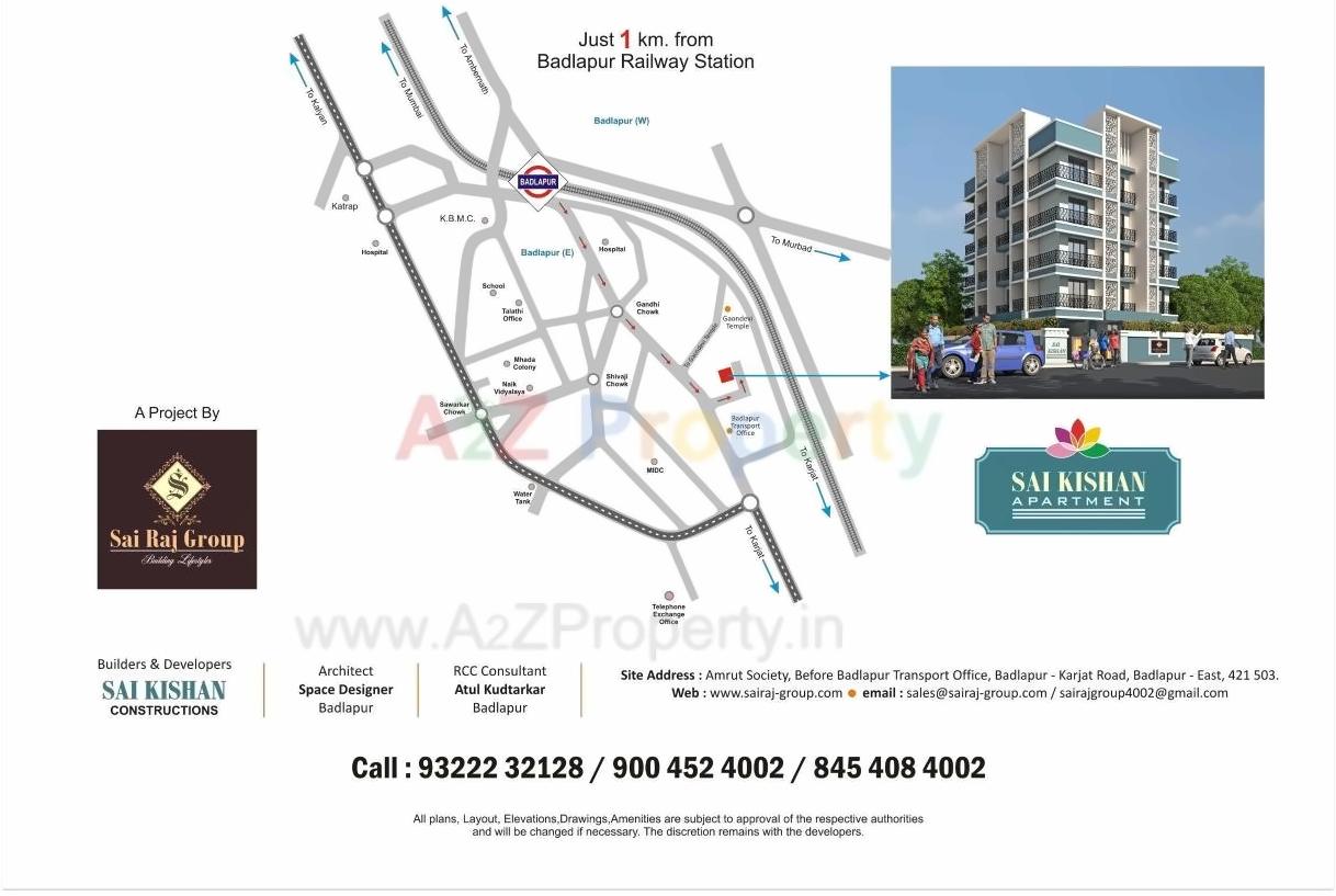  of real estate project Sai Kishan Apartment located at Badlapur-m-cl, Thane, Maharashtra