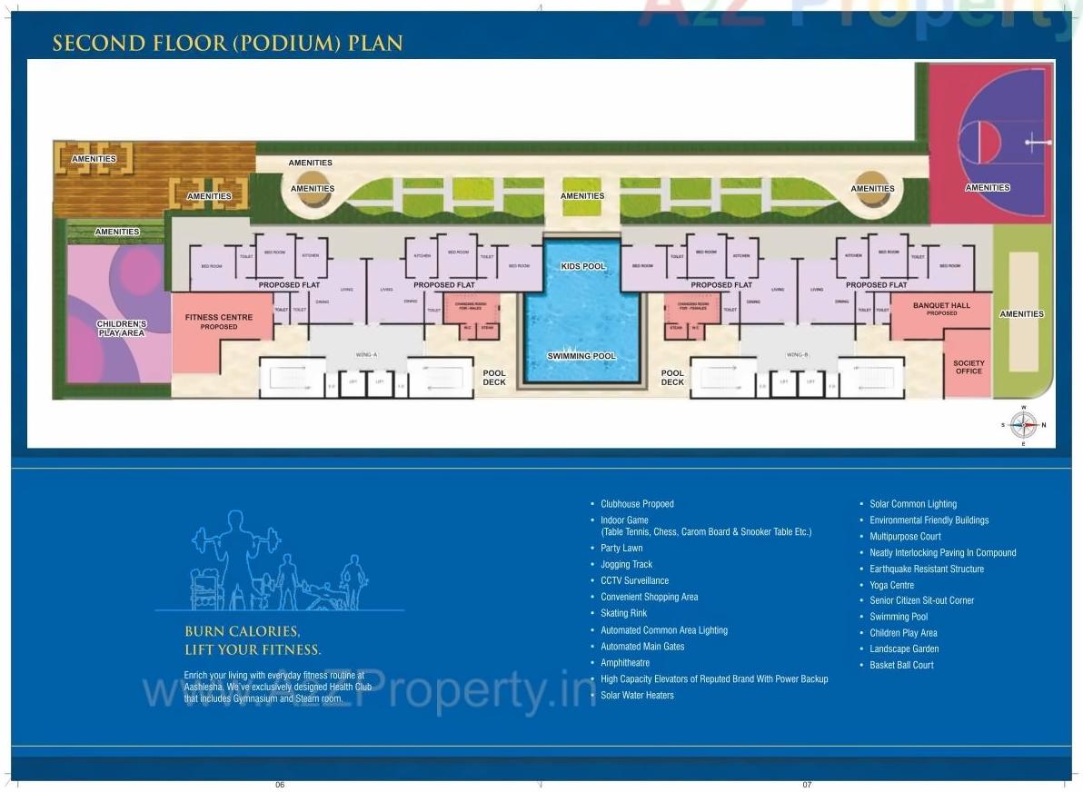 Layout of real estate project Sai Proviso   Aashlesha located at Navi-mumbai-m-corp, Thane, Maharashtra