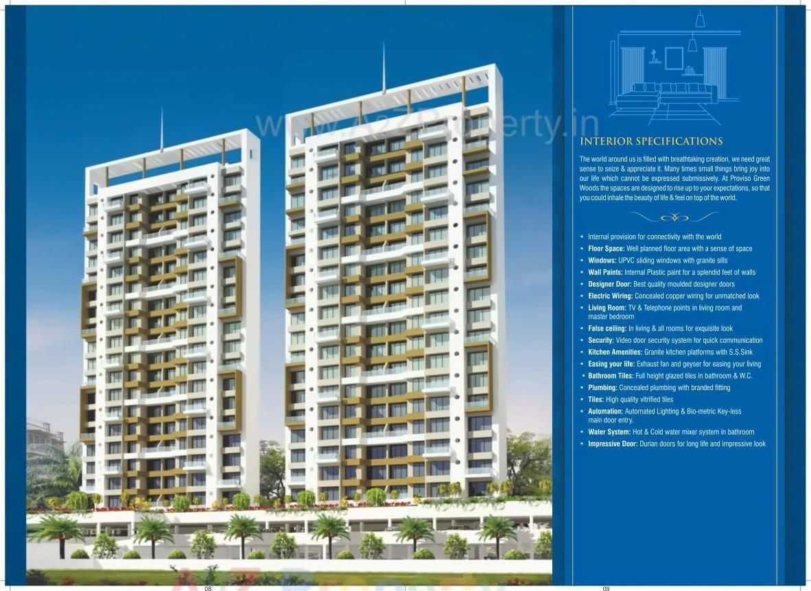 3D Elevation of real estate project Sai Proviso   Aashlesha located at Navi-mumbai-m-corp, Thane, Maharashtra