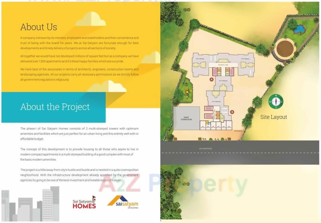  of real estate project Sai Satyam Homes located at Kalyandombivali-m-corp, Thane, Maharashtra