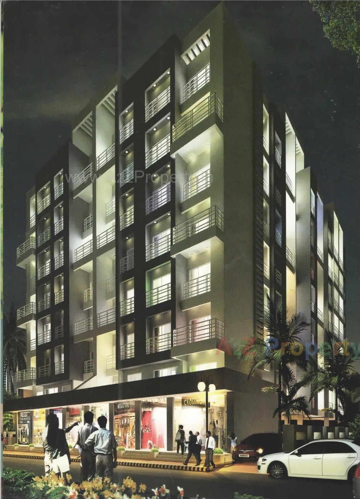 3D Elevation of real estate project Sai Siddhi Residency located at Titwala, Thane, Maharashtra