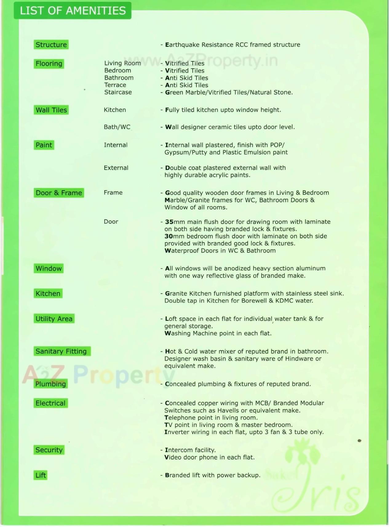  of real estate project Saket Iris located at Katemanevali, Thane, Maharashtra