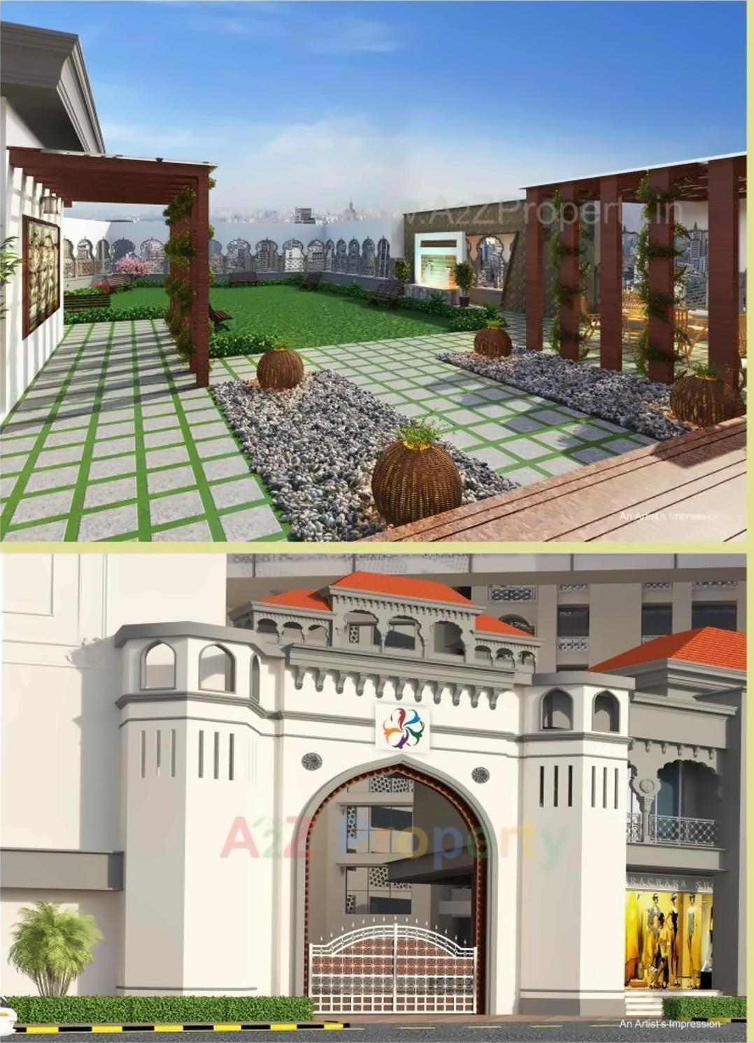 3D Elevation of real estate project Samrin Heritage located at Thane-m-corp, Thane, Maharashtra