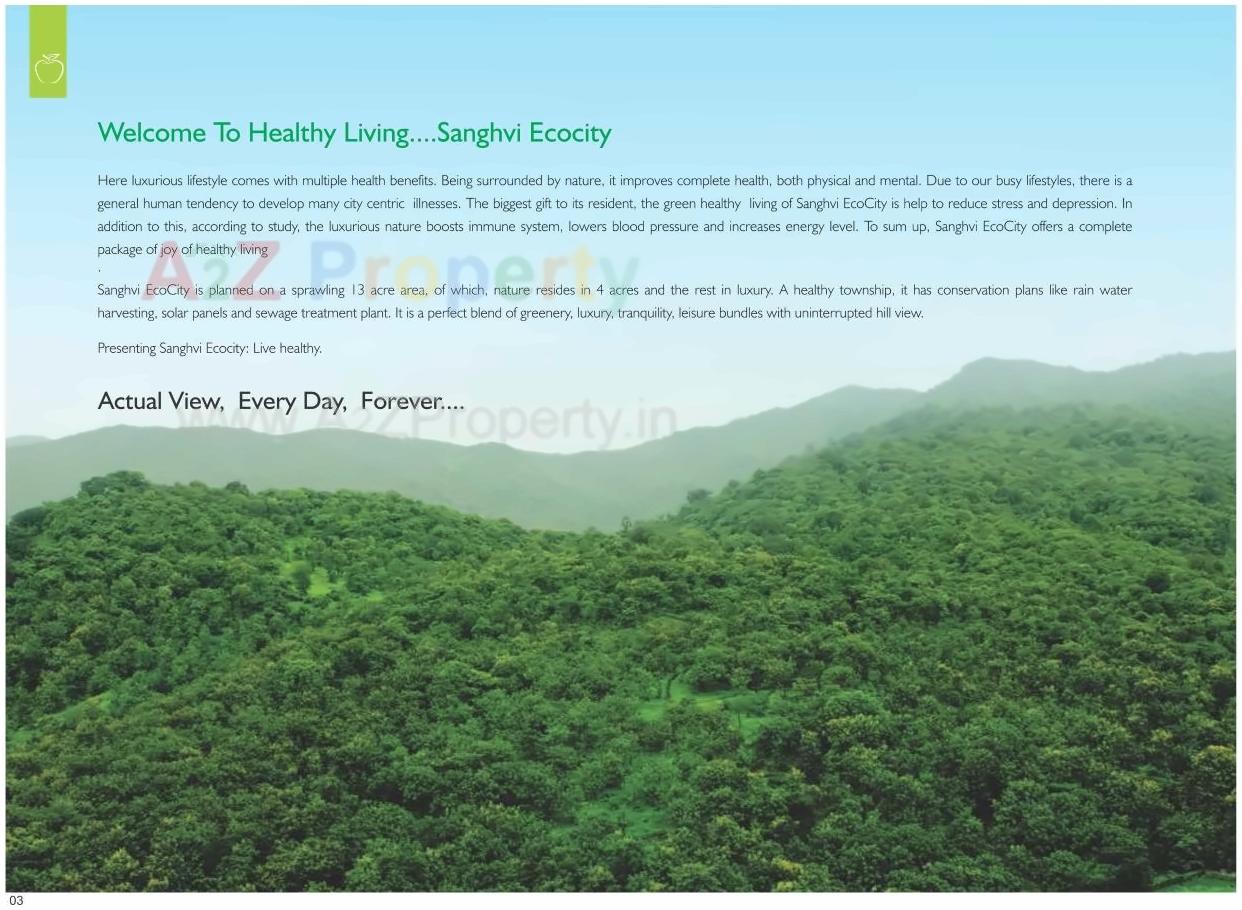  of real estate project Sanghvi S3 Ecocity Woods located at Mirabhayandar-m-corp, Thane, Maharashtra