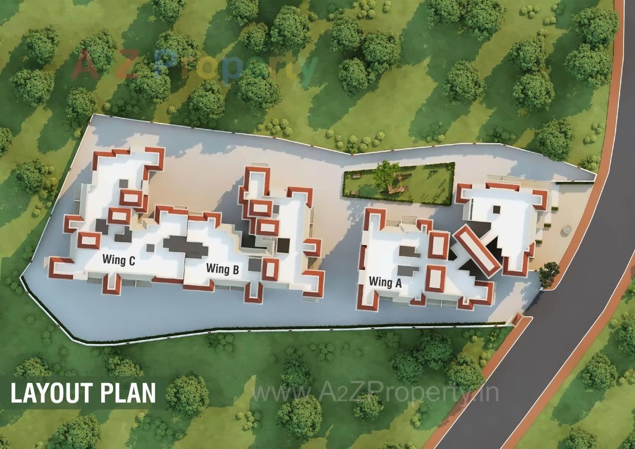 Layout of real estate project Sarvesh Dream City located at Badlapur-m-cl, Thane, Maharashtra