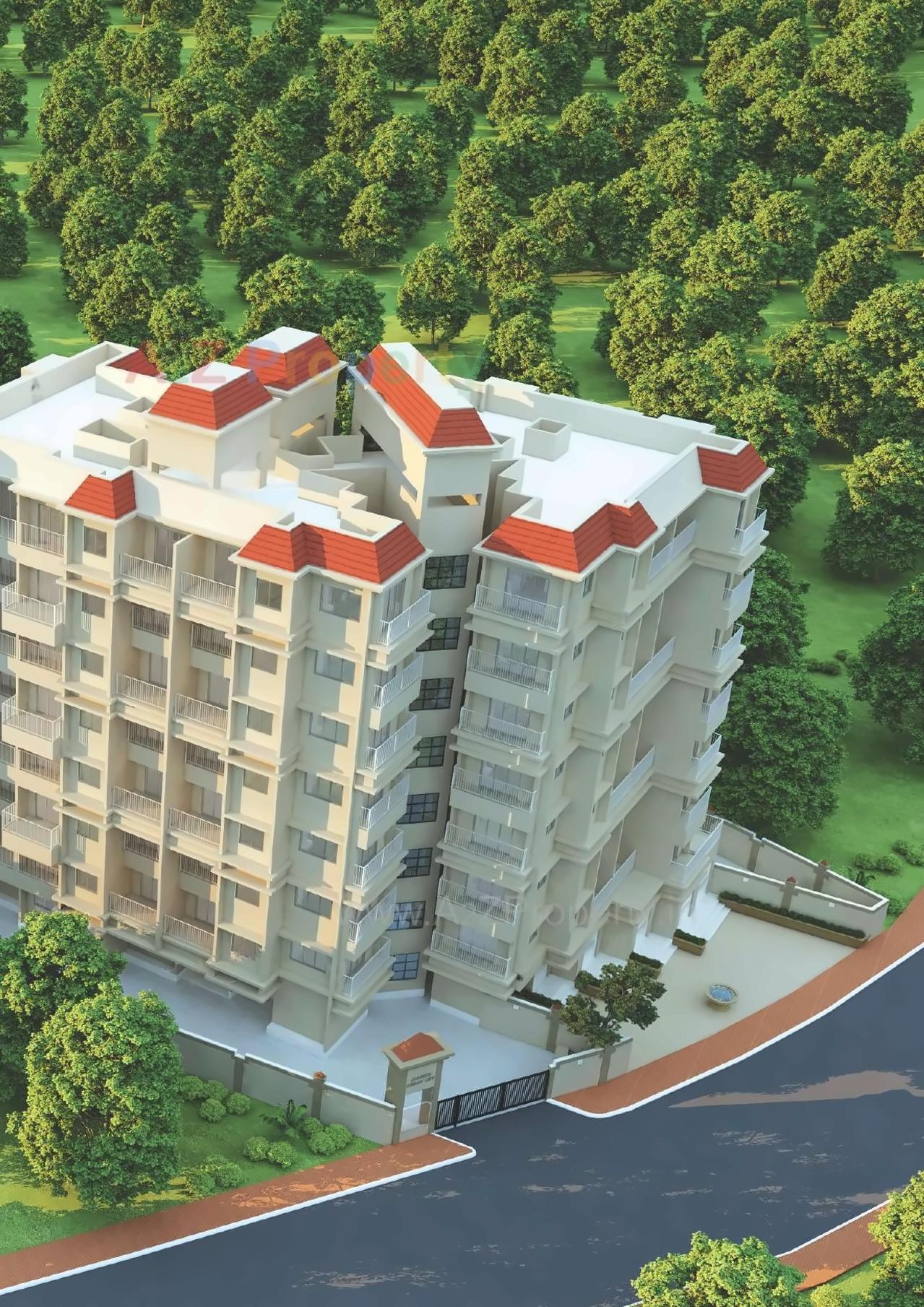 3D Elevation of real estate project Sarvesh Dream City located at Badlapur-m-cl, Thane, Maharashtra