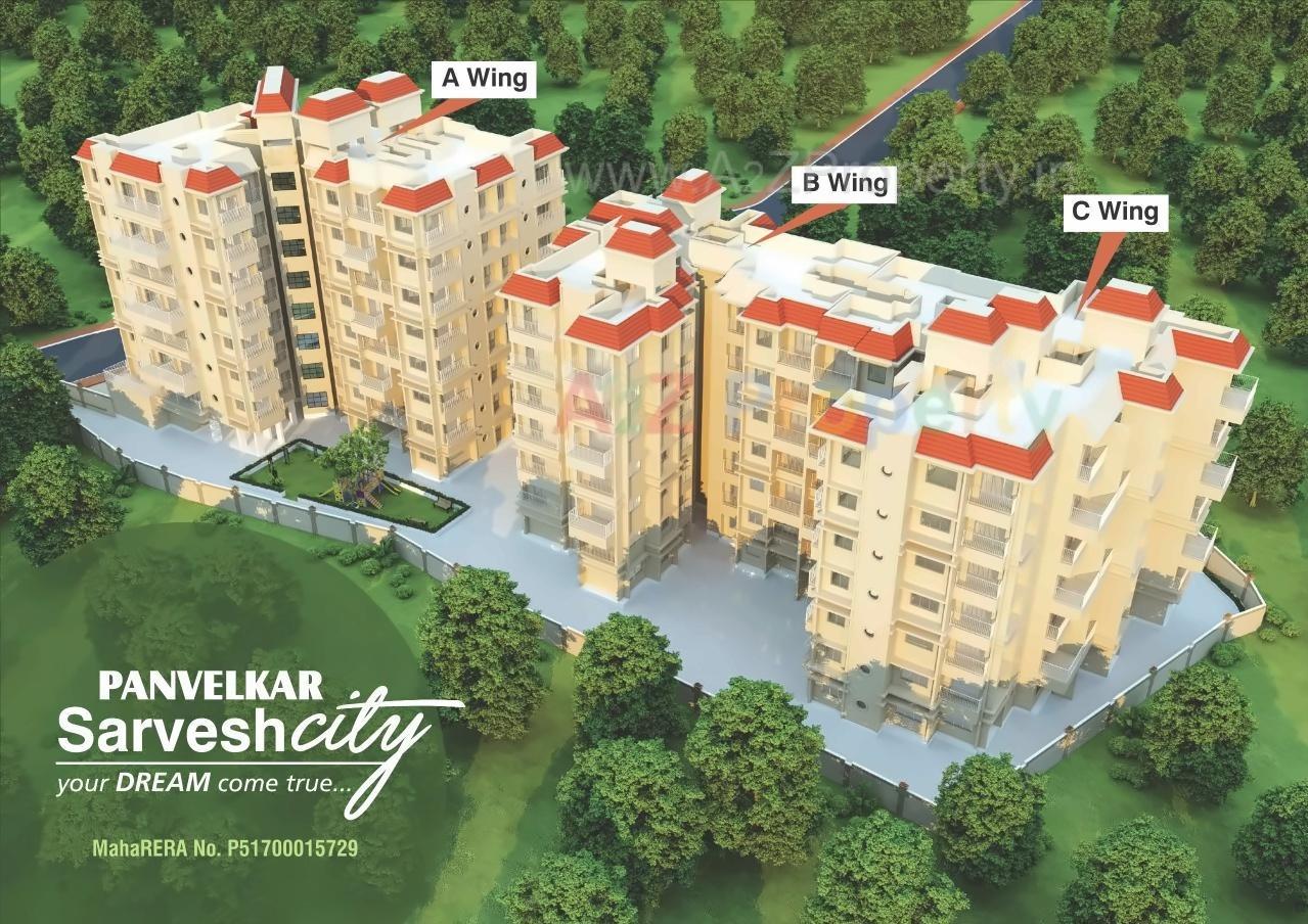 3D Elevation of real estate project Sarvesh Dream City located at Badlapur-m-cl, Thane, Maharashtra