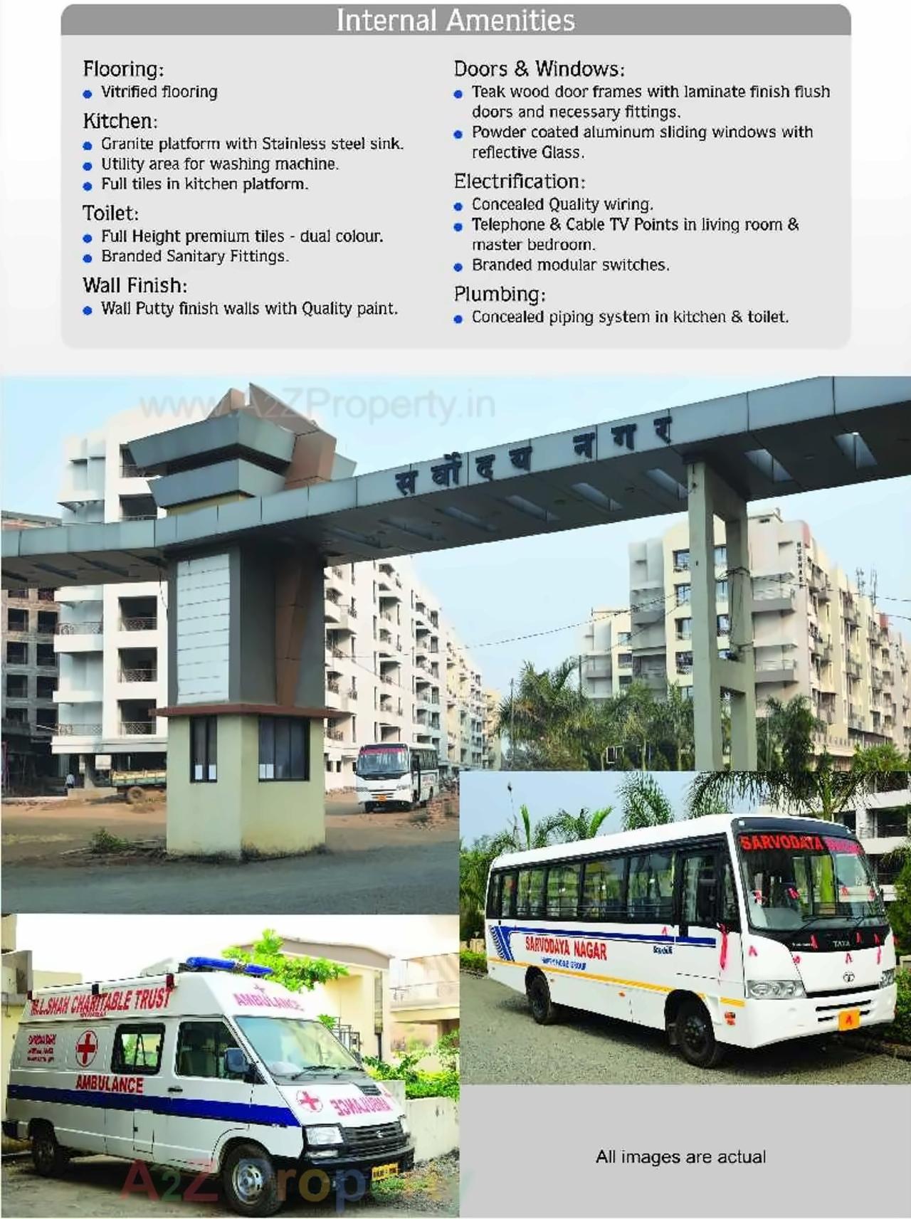 3D Elevation of real estate project Sarvoday Nagar Sector located at Ambarnathm-cl, Thane, Maharashtra