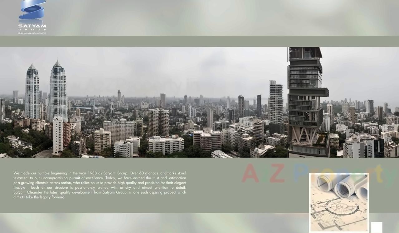 3D Elevation of real estate project Satyam Oleander located at Ambarnathm-cl, Thane, Maharashtra