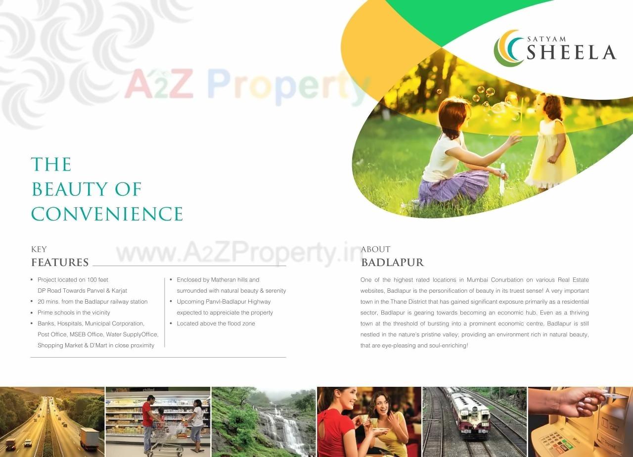  of real estate project Satyam Sheela located at Badlapur-m-cl, Thane, Maharashtra