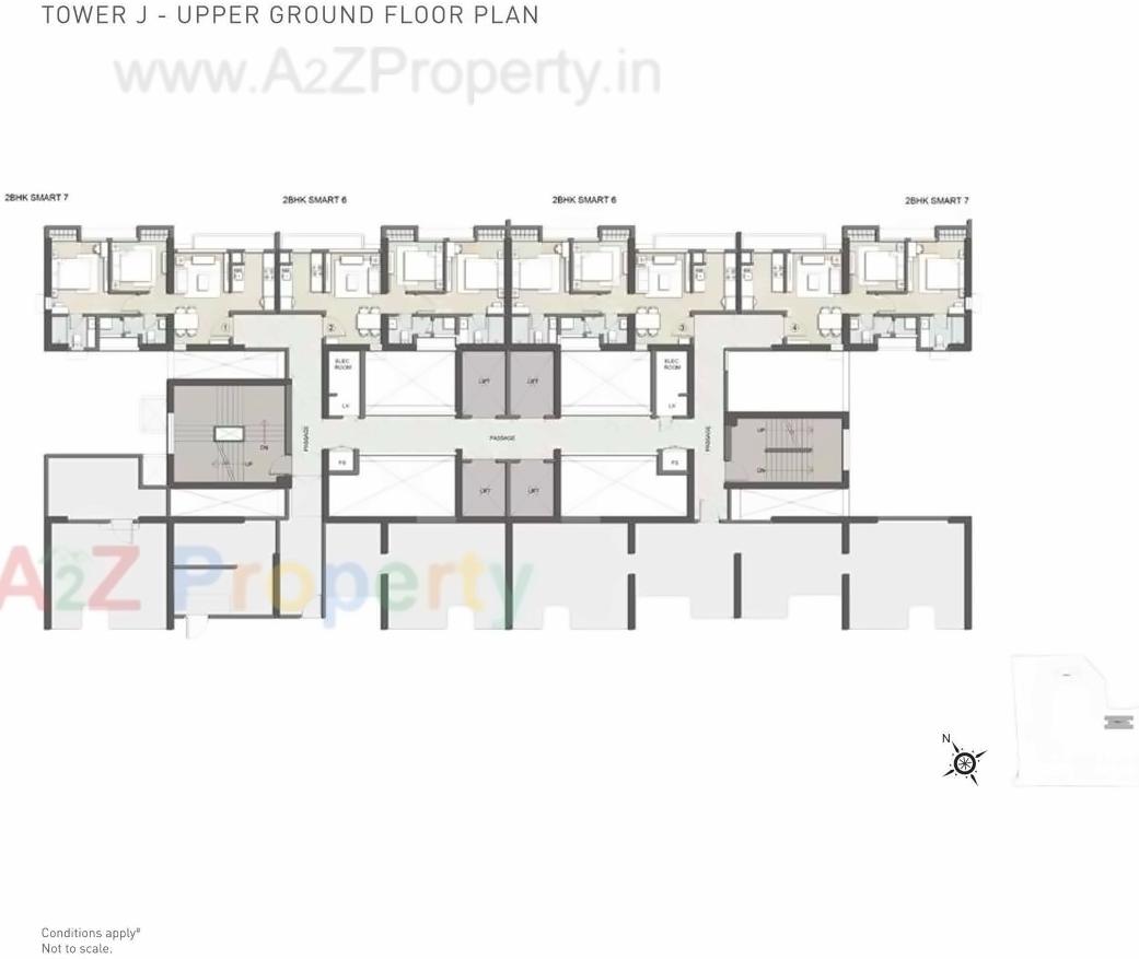 Layout of real estate project Sector located at Thane-m-corp, Thane, Maharashtra