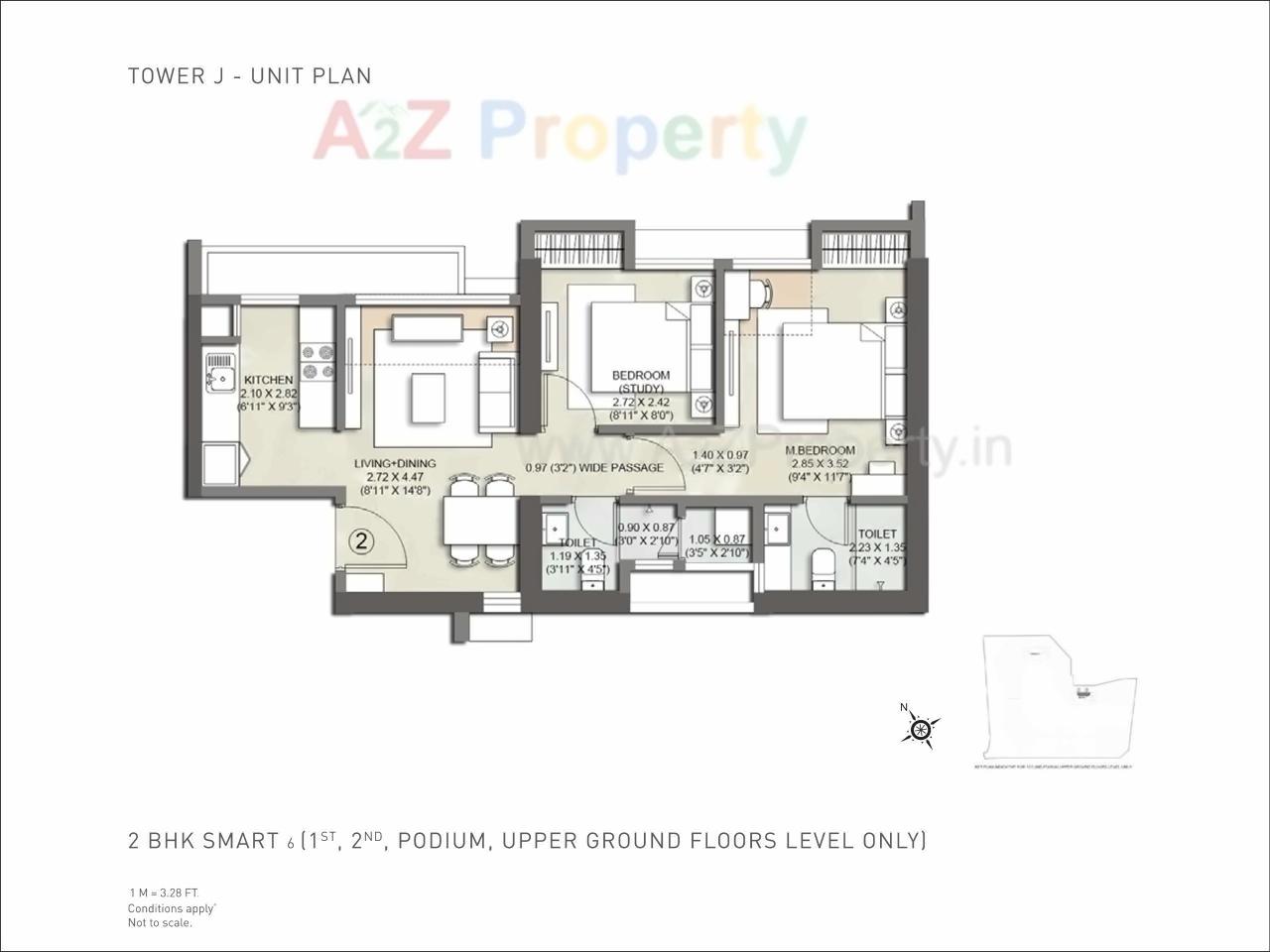 Layout of real estate project Sector located at Thane-m-corp, Thane, Maharashtra